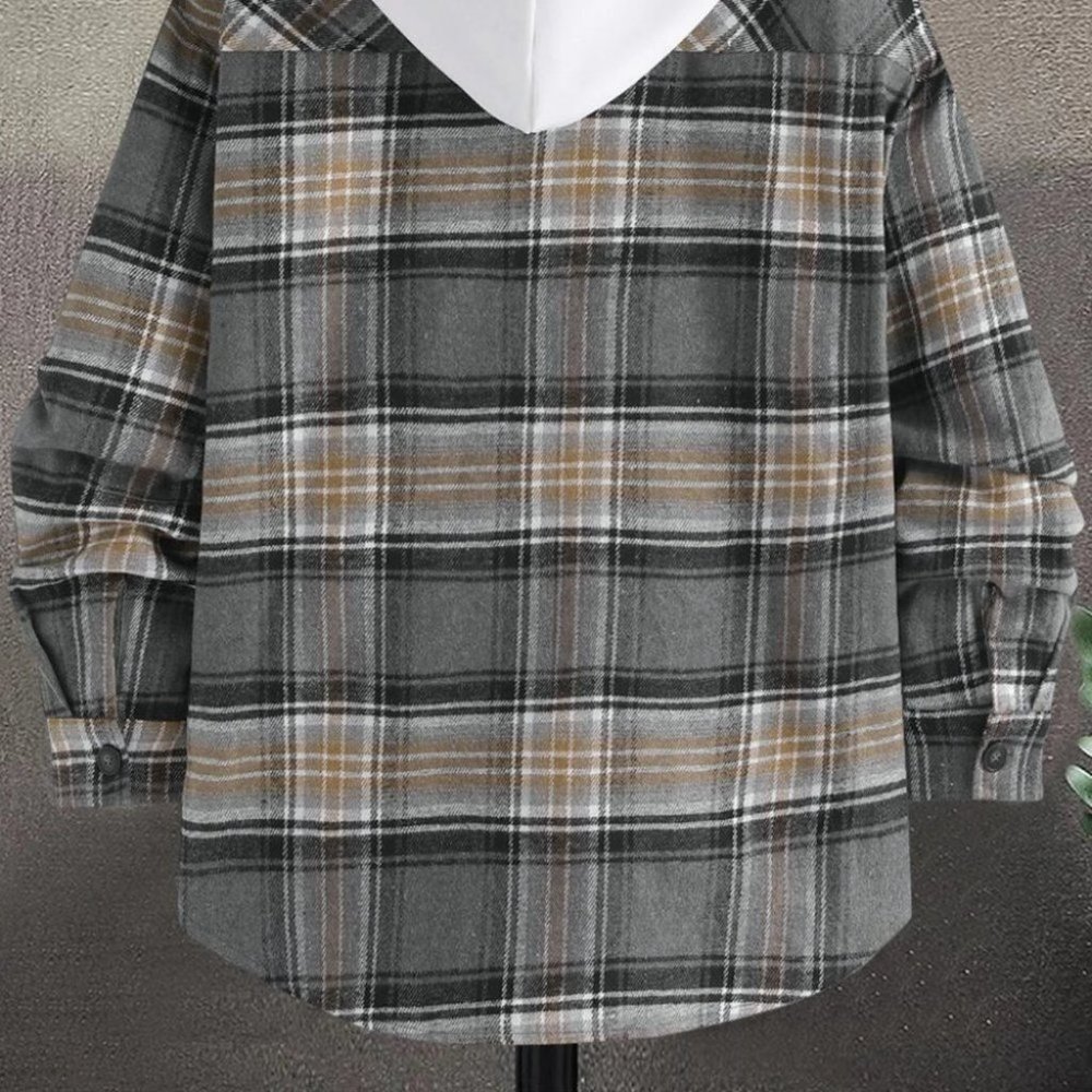 Tan Mens Shoulder Coat - Picture 4 of 6